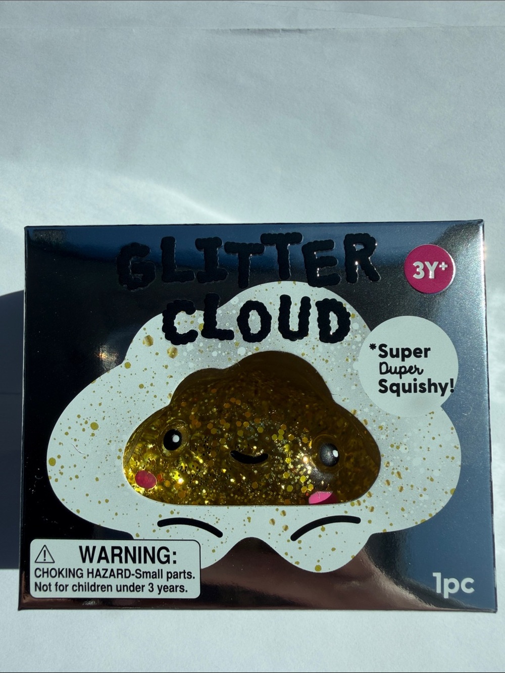Gold Glitter Cloud J’Adore Squishy Toy